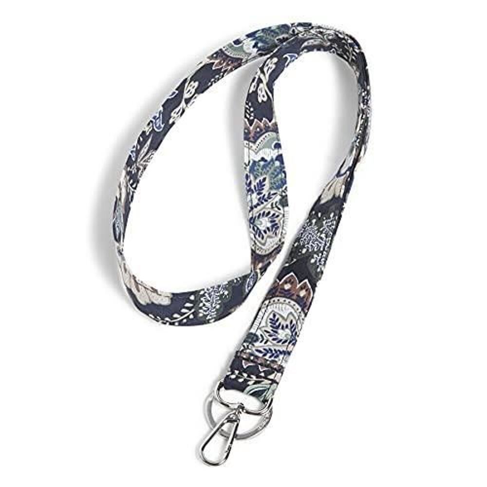Vera Bradley Women's Java Navy Camo Wide Lanyard (only)